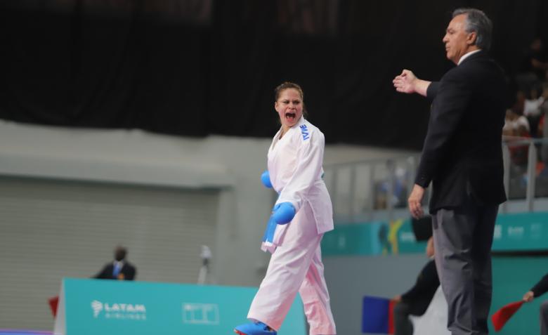 En el karate tampoco alcanza la plata y Valeria Echever se siente perjudicada