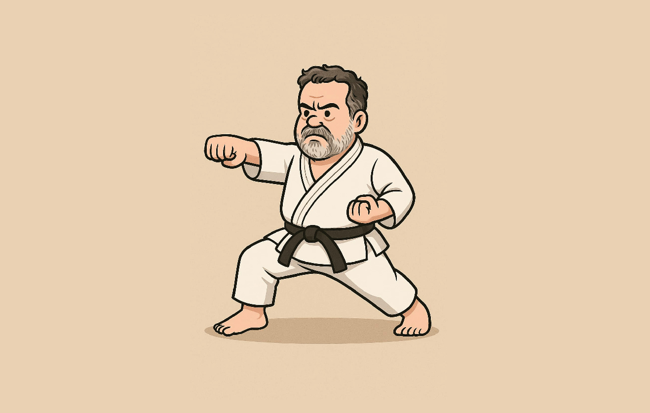 El oi zuki (puñetazo adelantado)